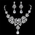 Elegant Bridal Jewelry Set – Necklace & Earrings