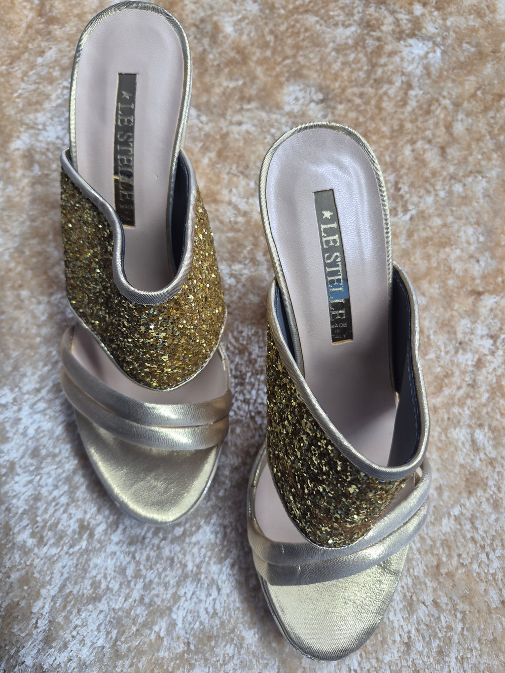 Elegant Italian Heel Sandals – Shine with Every Step