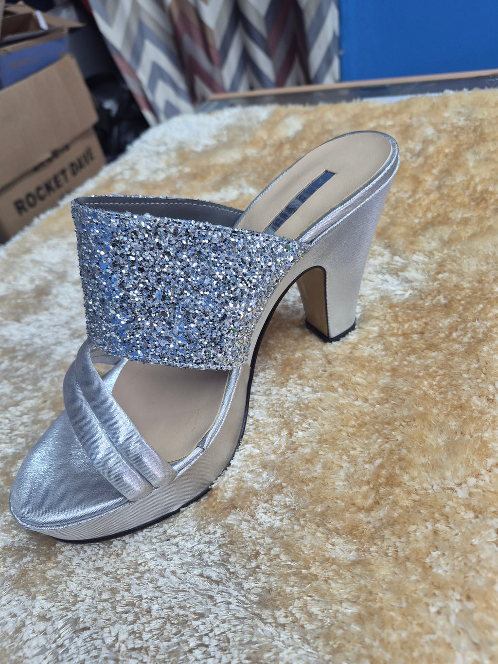 Elegant Italian Heel Sandals – Shine with Every Step