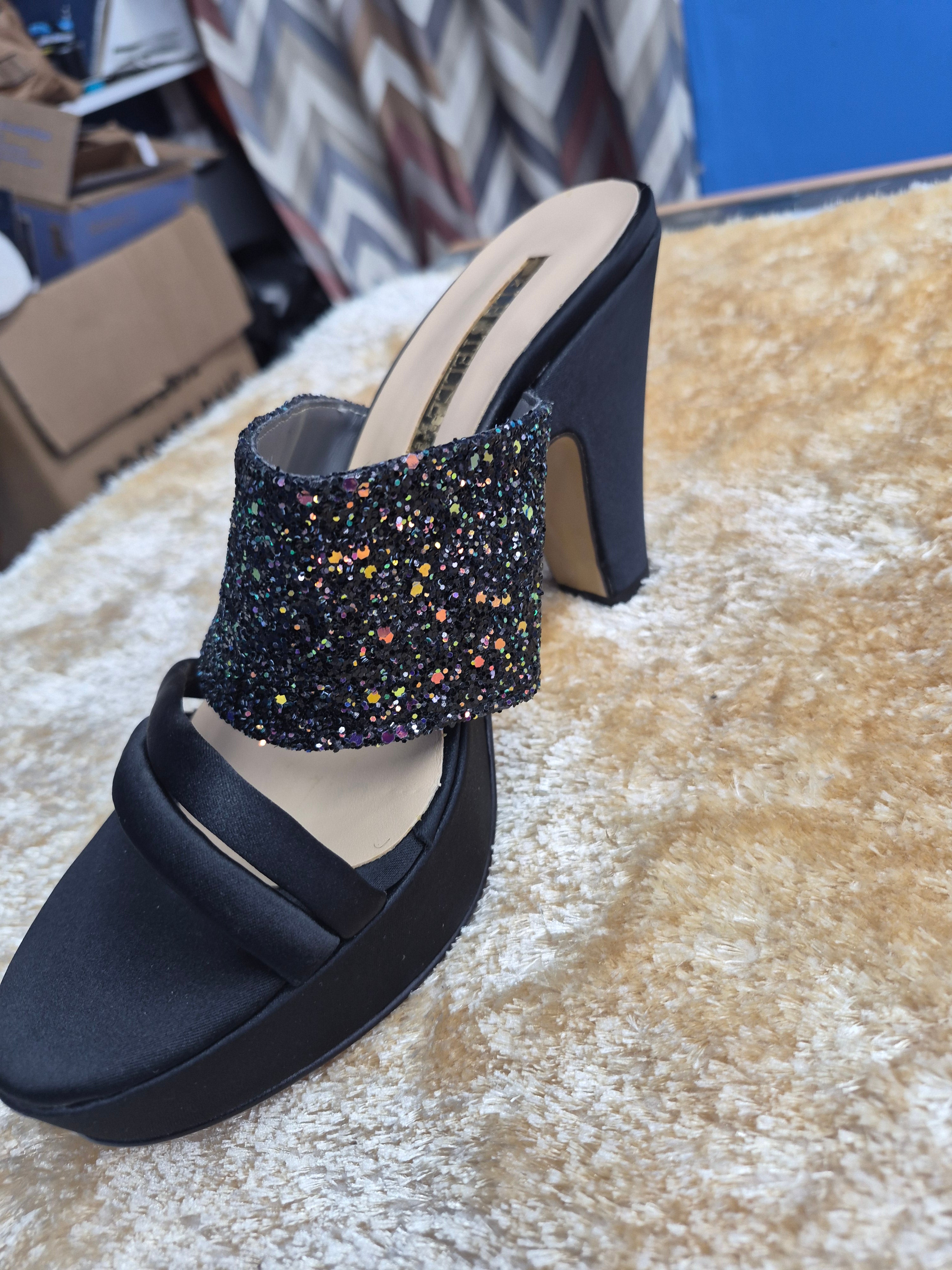 Elegant Italian Heel Sandals – Shine with Every Step