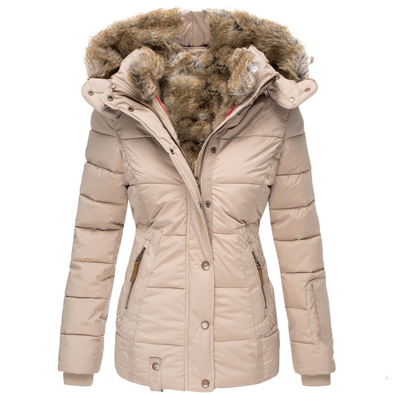 Luxury Faux Fur Winter Jacket – Perfect Gift for Her