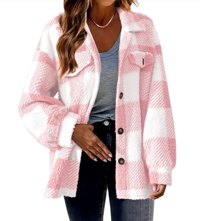 Luxury Plush Winter Jacket for Women – Warm & Stylish Button Coat ❄️🧥