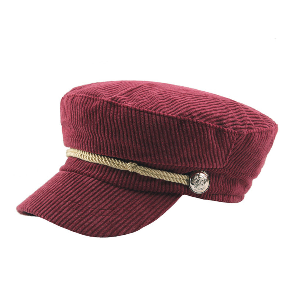 Casual Corduroy Hat – Lightweight Striped Everyday Cap
