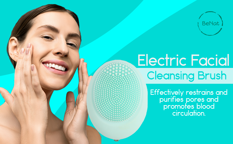 Electric Facial Cleansing Brush – Deep Pore Cleanser & Skin Care Device for Glowing Skin ✨💆‍♀️