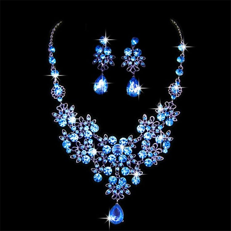 Elegant Bridal Jewelry Set – Necklace & Earrings