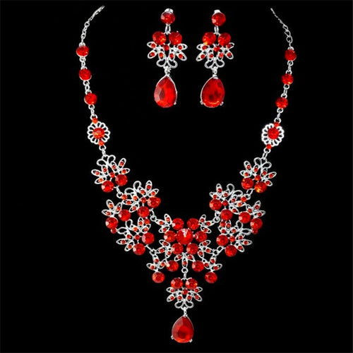 Elegant Bridal Jewelry Set – Necklace & Earrings