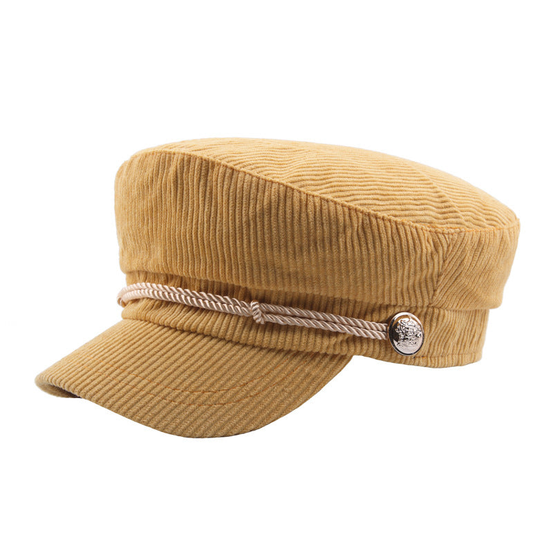 Casual Corduroy Hat – Lightweight Striped Everyday Cap