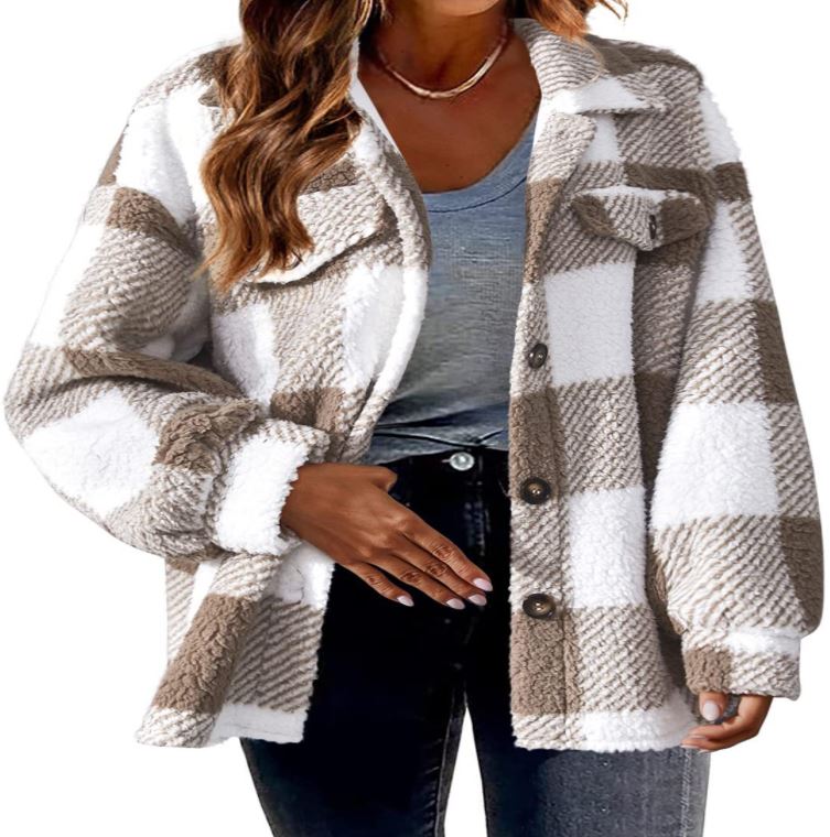 Luxury Plush Winter Jacket for Women – Warm & Stylish Button Coat ❄️🧥