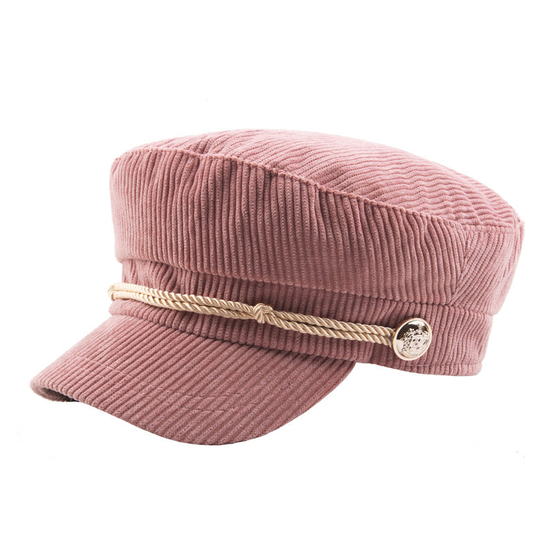 Casual Corduroy Hat – Lightweight Striped Everyday Cap