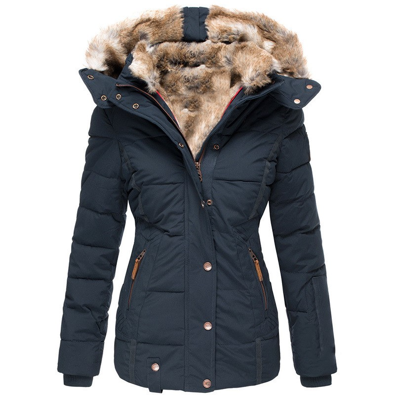 Luxury Faux Fur Winter Jacket – Perfect Gift for Her