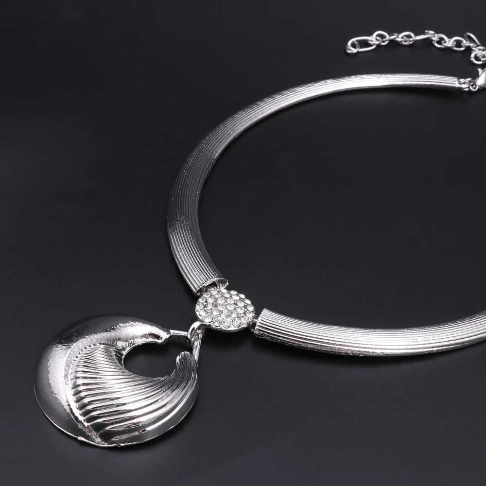 Elegant Crystal Necklace Set