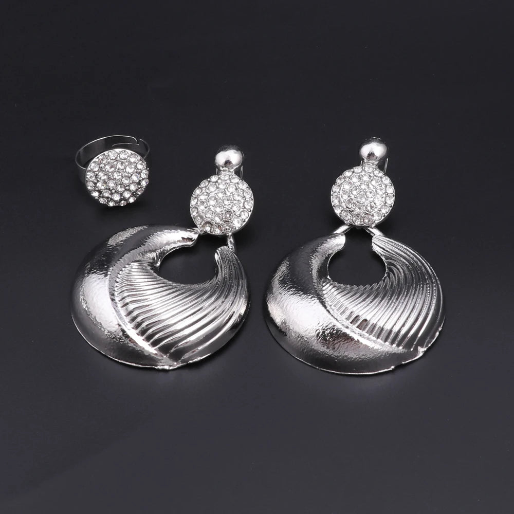 Elegant Crystal Necklace Set