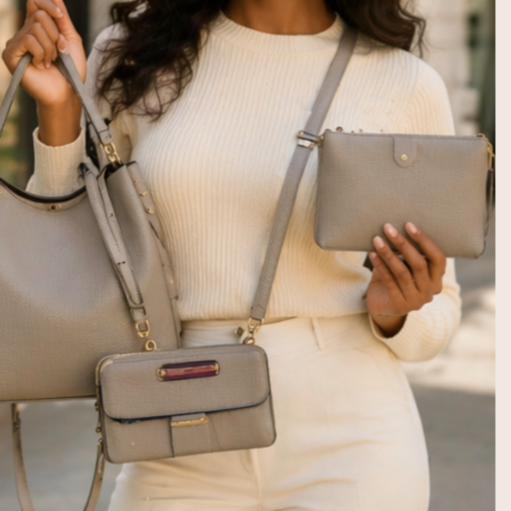 Elegant Women’s Handbag Set – 3-Piece Luxury Collection