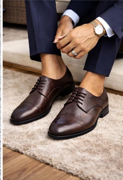Luxury Italian Leather Dress Shoe – Brown