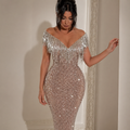 Elegant Sequin Evening Gown