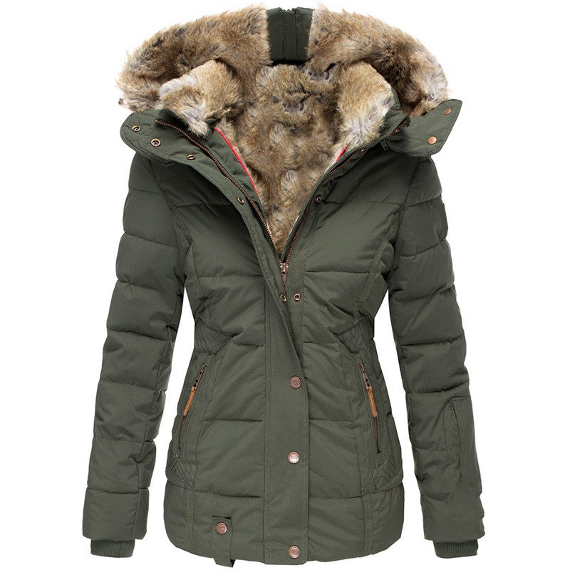 Luxury Faux Fur Winter Jacket – Perfect Gift for Her