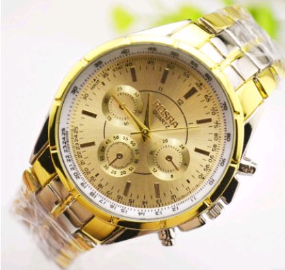 Men’s Luxury Steel Watch – Chronograph Style