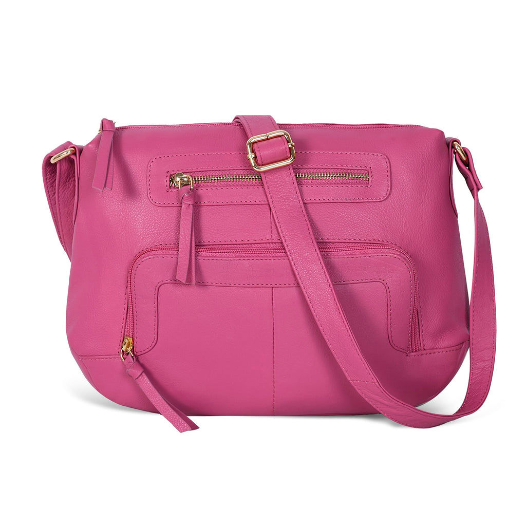 Genuine Leather Crossbody Sling Bag – Everyday Essential