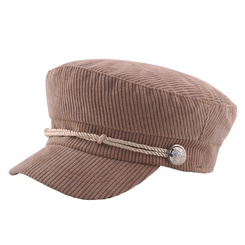Casual Corduroy Hat – Lightweight Striped Everyday Cap